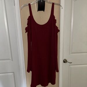 Hollister Deep Red Knit Dress